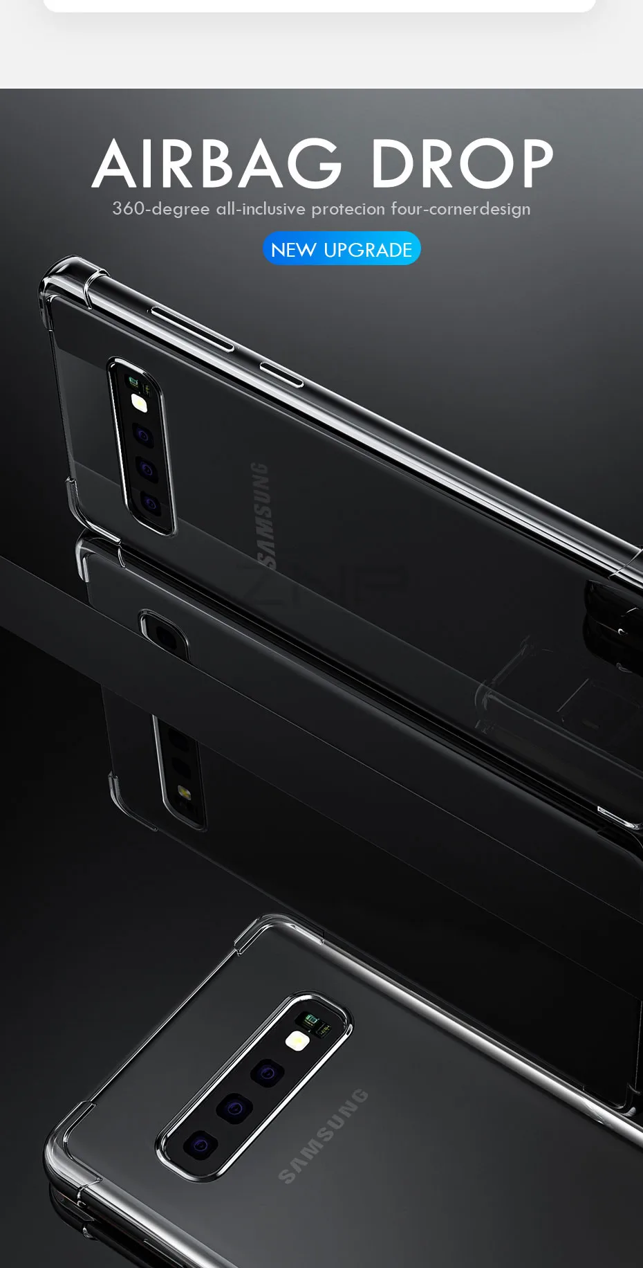 ZNP роскошный противоударный силиконовый чехол для samsung Galaxy S10 S9 S8 Plus противоударный мягкий чехол для samsung S10E S7 Edge чехол для телефона