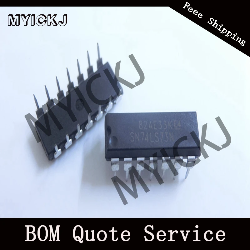 5 шт. SN74LS73N двойной JK отрицательный край срабатывающий флип флоп 14DIP IC