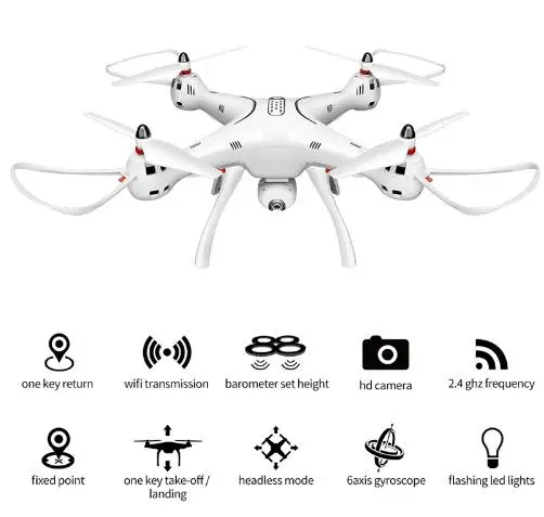 Новейший Квадрокоптер SYMA X8PRO GPS RC с Wi-Fi камерой FPV Профессиональный X8 Pro вертолет