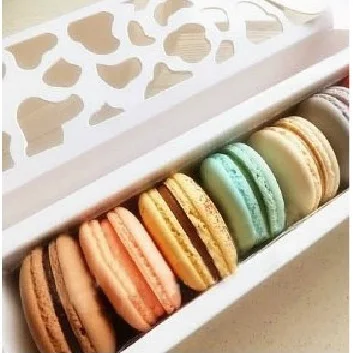 Белая коробка для макарон шоколадных конфет печенья инструмент выпечки | Дом и