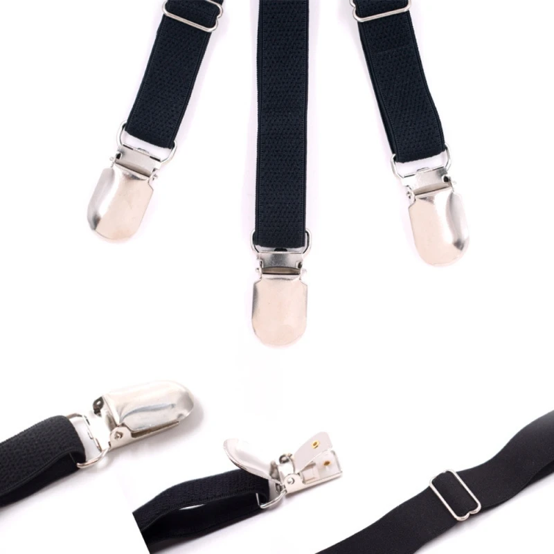 2 шт. нейлоновые Эластичные подтяжки для ног|shirt stays|shirt suspenderssuspender elastic |