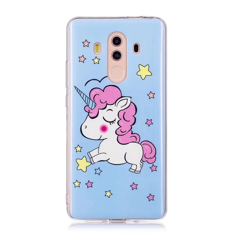 Huawei Mate 10 Lite Silicon Case Luminous Anime Animal Silicone TPU Skin Soft Back Cover for |