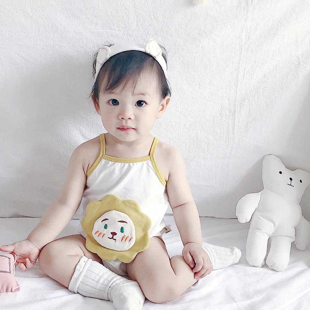 0-2 YEARS 2019 NEW ARRIVAL DUCK CARROT LION BODYSUIT BABY GIRL CLOTHES BOY VESTIDOS KIDS CLOTHING | Мать и ребенок