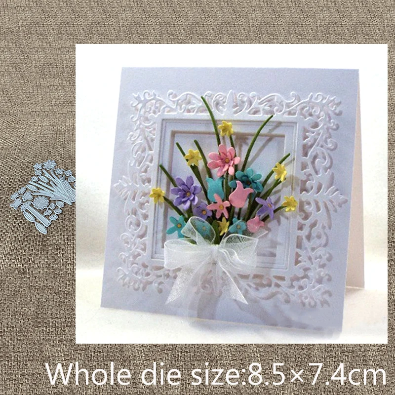 Металлические высечки XLDesign для рукоделия букета цветов украшения скрапбукинга