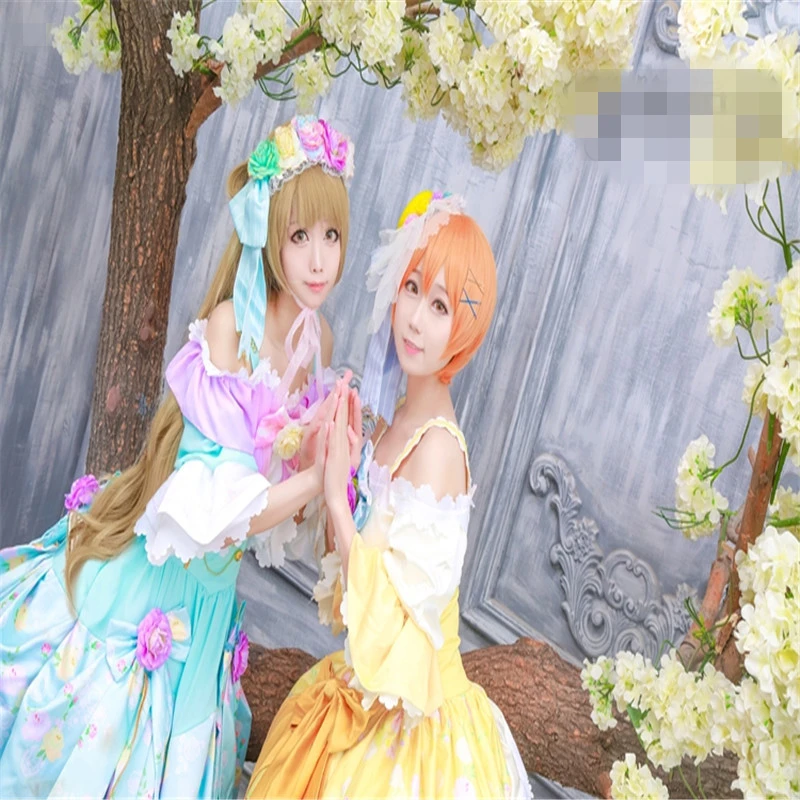 Аниме карнавальный костюм Lovelive бальное платье Awaken Eli Ayase Nico Yazawa Umi Sonoda Kotori Minami Rin Hoshizora платье полный комплект Z