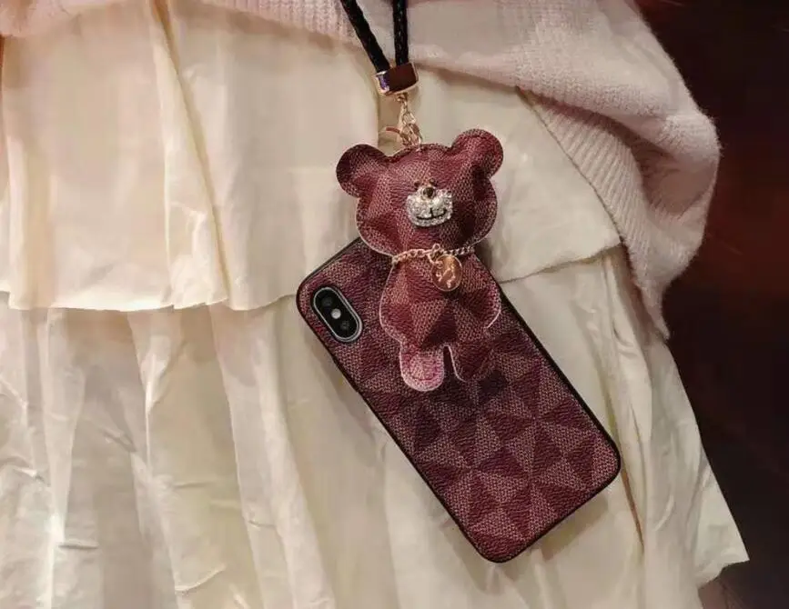Leather Mat French luxury phone case for Iphone 6 6S 7 8 Plus X XR XS MAX protection back cover TPU fundas capa coque | Мобильные