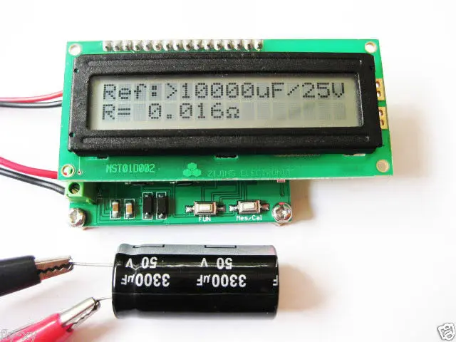 Измеритель сопротивления внутреннего аккумулятора Вольтметр + измеритель