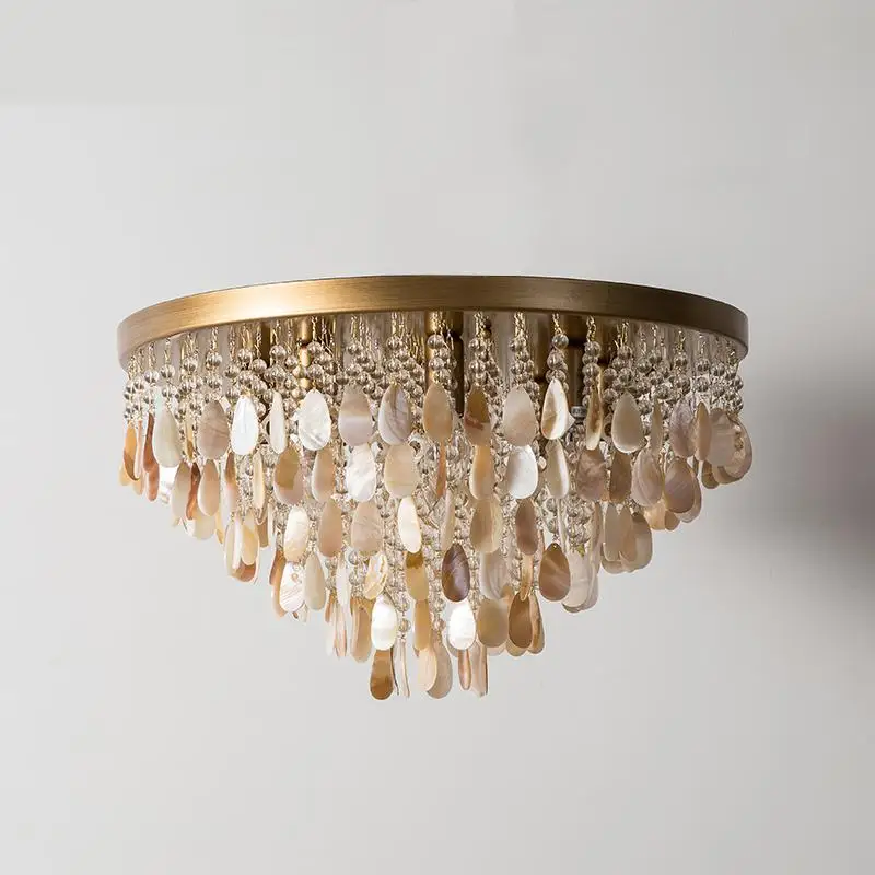 Современные светодиодные хрустальные круглые потолочные светильники с