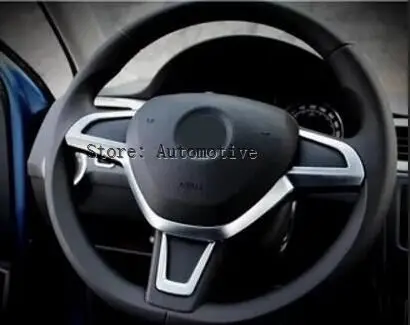 

Auto steering wheel trim for skoda Rapid Spaceback 2015 2016 ,free shipping