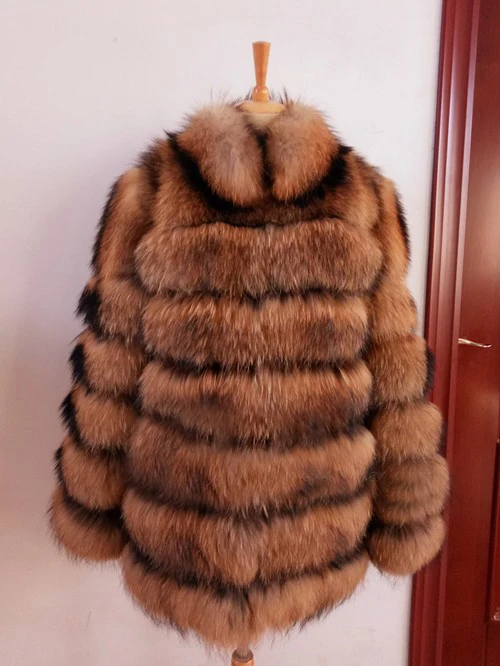 natural color long 3 OFTBUY, натуральный мех енота, зимняя куртка для женщин, натуральный мех, пальто, Толстая теплая верхняя одежда, уличная одежда, брендовая Роскошная парка, модная новинка - Цвет: natural color long 3