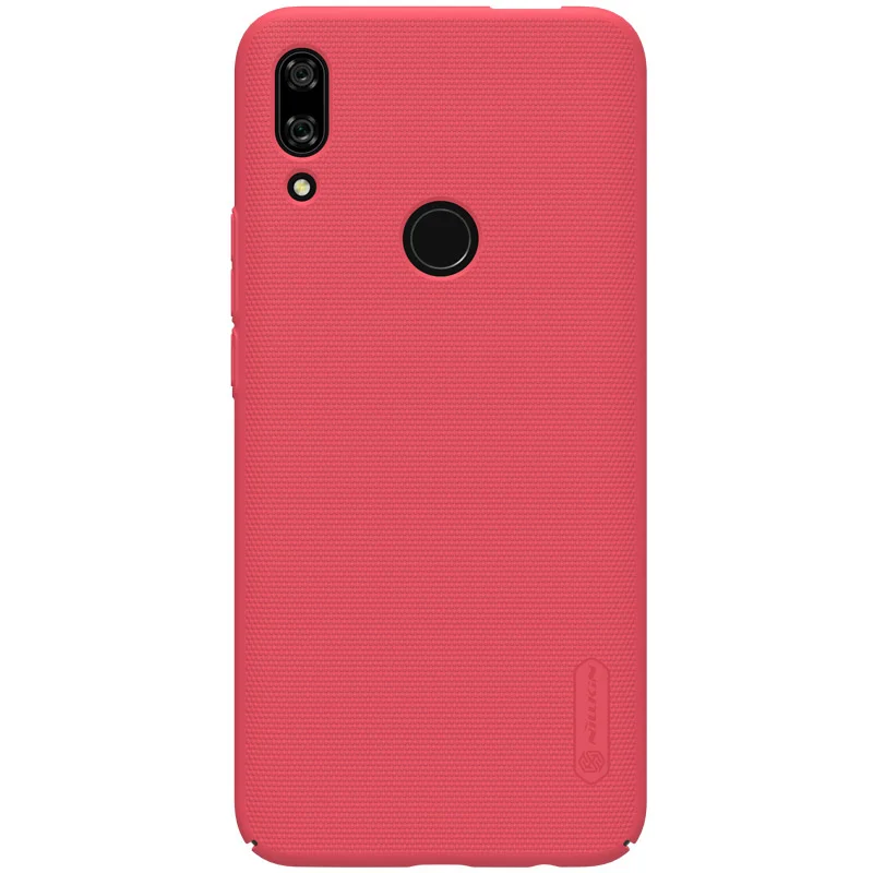 Красный Huawei P Smart Z чехол Nillkin Супер Матовый Щит Жесткий Матовый ультратонкий чехол для huawei P Smart Z Nilkin чехол для телефона - Цвет: Красный