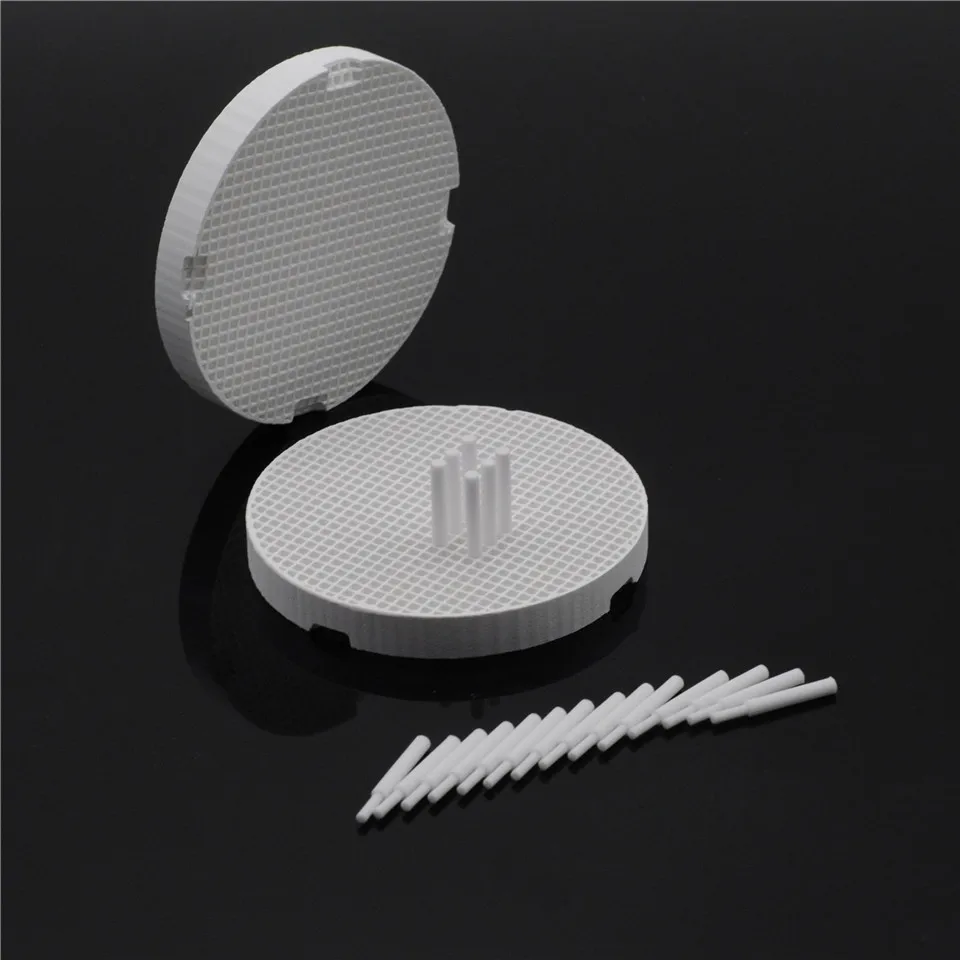 Dental 2 Porcelain Honeycomb Firing Trays &amp 20 Zirconia Ceramic Pins For Dentist Lab Item | Красота и здоровье