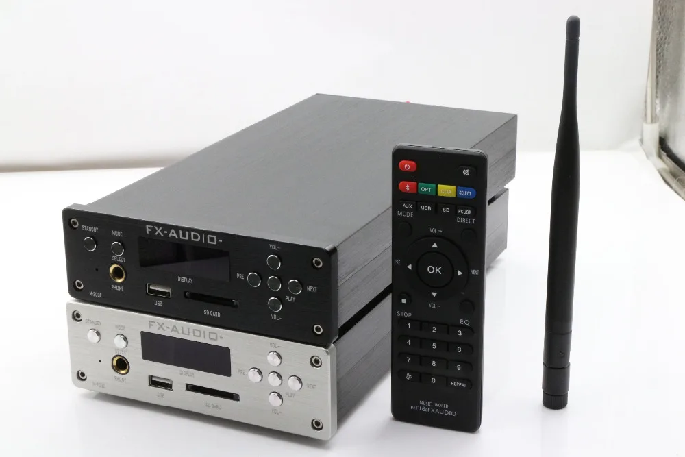 2017 FX-AUDIO M-200E цифровой аудио Bluetooth усилитель для наушников 120 Вт + вход USB/SD/RCA/FLAC 24