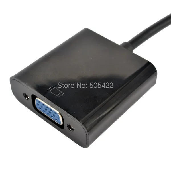 30 шт./лот оптовая продажа 1080P HDMI папа к VGA конвертер адаптер аудио кабель для Xbox 360