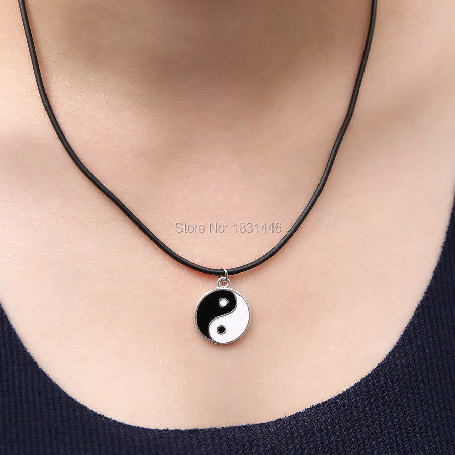 Мужские ожерелья и подвески ручной работы Taiji Ying украшения из металлического