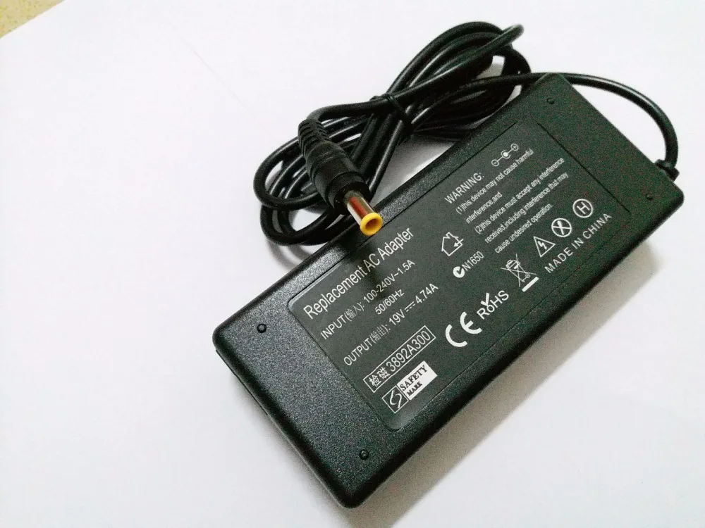 19V 4.74A 90W AC/DC адаптер питания зарядное устройство для Samsung Rf510 Rf710 | Электроника