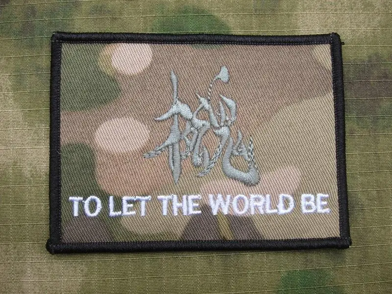 Мультикам MGS Лиса гончая специальная группа силы змея чтобы мир был вышитым патч