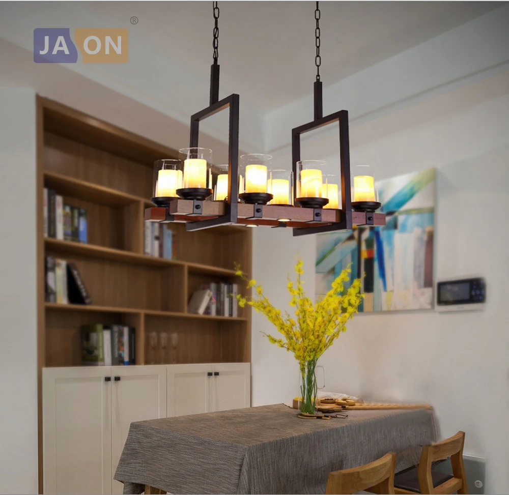 led e27 Ретро Американские Железные Деревянные Стеклянные мрамора Светодиодные Лампы.Светодиодные Светильники Люстры Подвесные.Светильники Подвесные Светильники.Светильник Подвесной Светильник.Для Столовой,Фойе