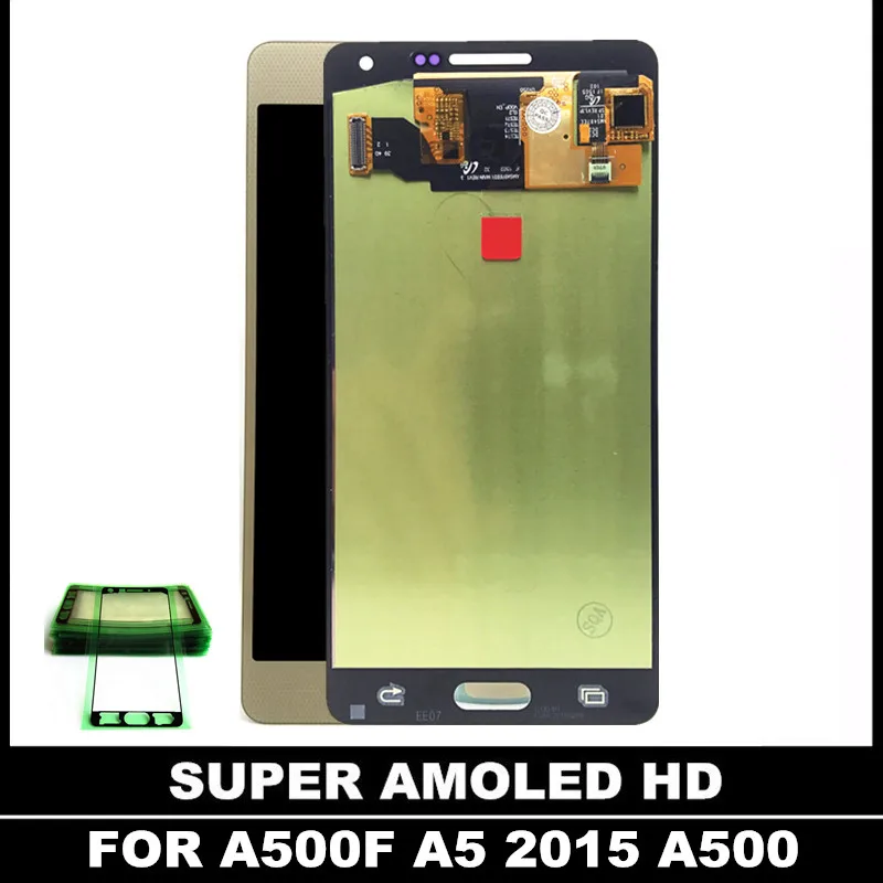 100% протестированный AMOLED LCDs для Samsung Galaxy A5 2015 A500 A5000 A500H A500F телефон ЖК дисплей
