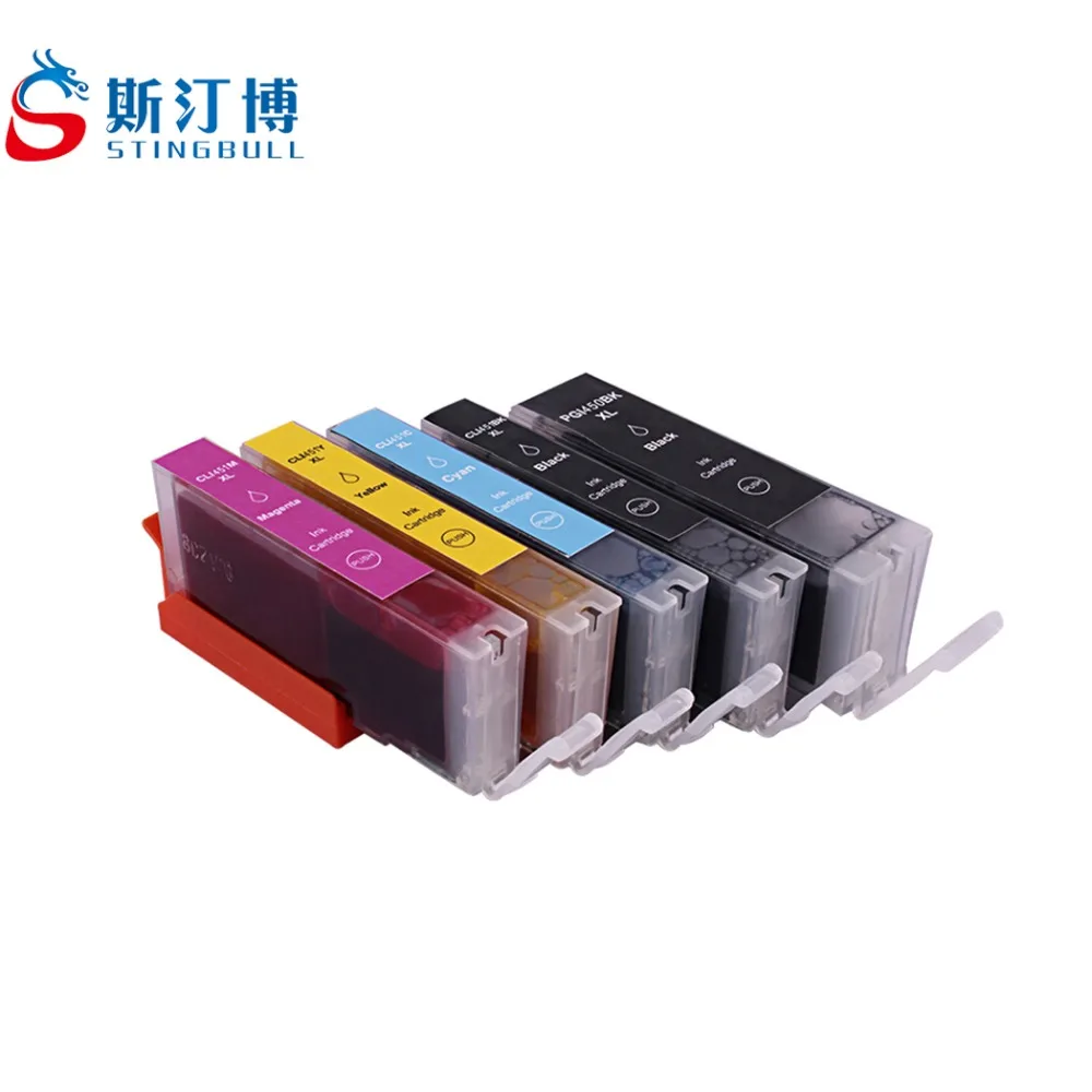PGI 450 CLI 451 450XL 451XL цветные чернильные картриджи для CANON PIXMA IP7240 IP8740 IX6840 MG5440 MG5540 MG5640