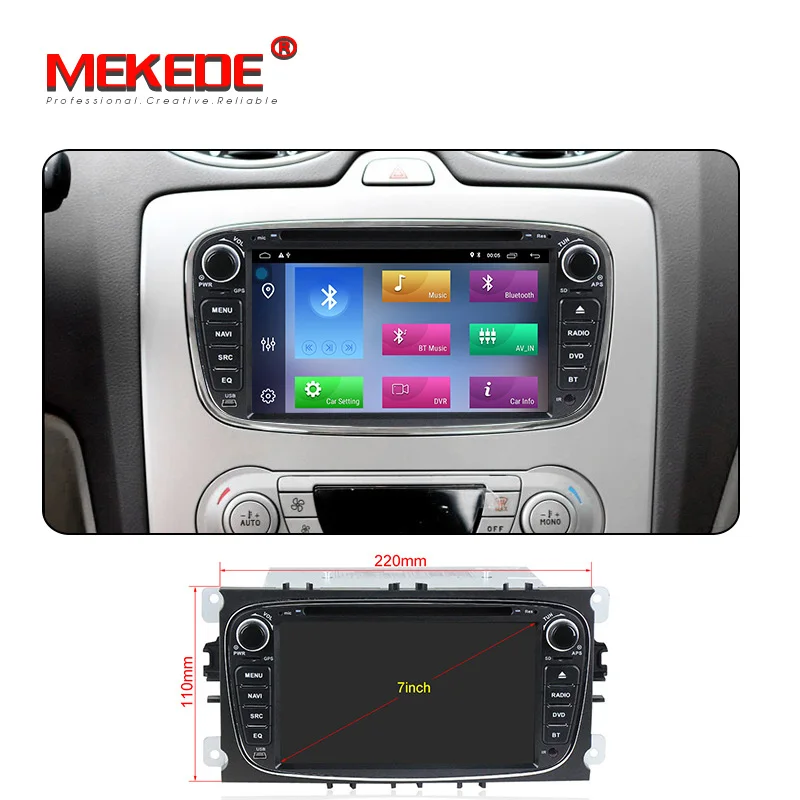 2 + 32 г Android 9 Автомобильный DVD стерео мультимедийный плеер gps навигация для Ford Mondeo