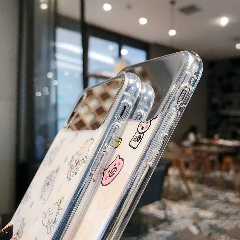 Милый чехол для телефона с рисунком в виде животного iphone xs max xr x 8 plus Чехол