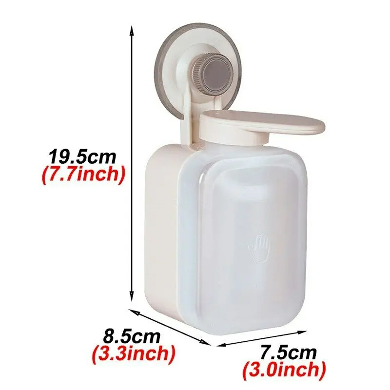 

Soap Dispenser Wall-mounted Bathroom Kitchen Dish Washing Liquid Soap Dish Washing Dispenser Vacuum Suction Cup Soap Dispenser