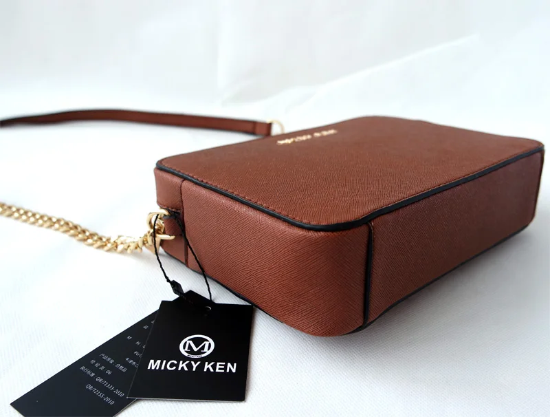 Micky Ken Новая модная Мини квадратная сумка брендовая дизайнерская Высококачественная сумка из искусственной кожи женская сумка на плечо ожерелье сумка-мессенджер