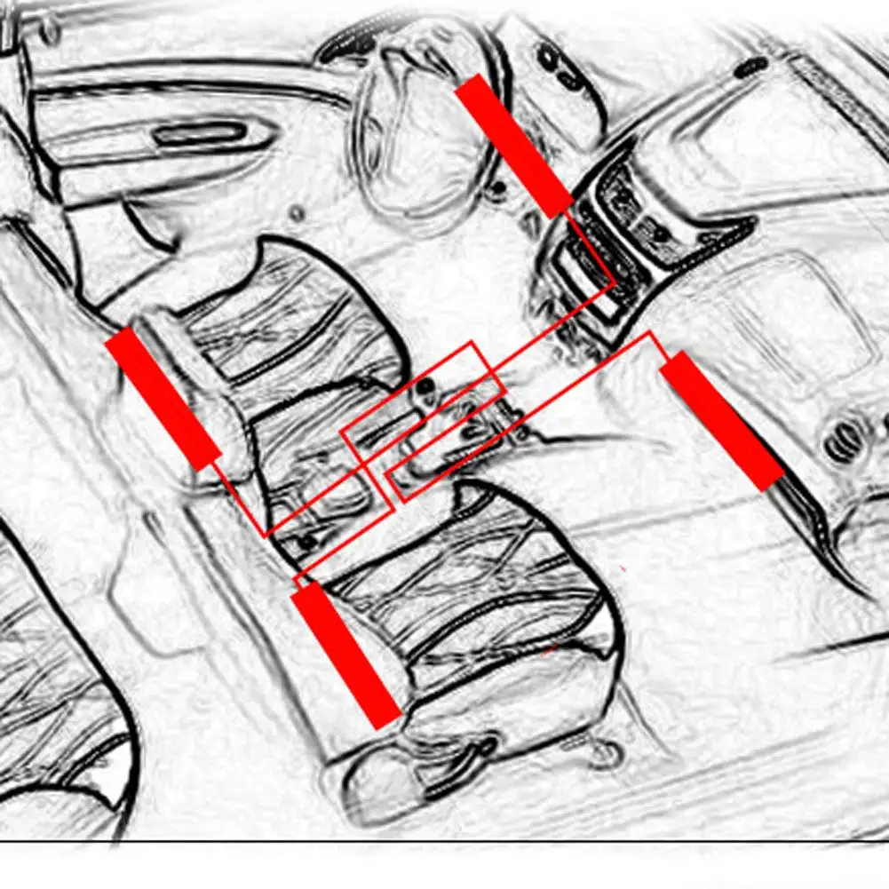 Автомобильный Стайлинг 9 светодисветодиодный красочный RGB декоративные