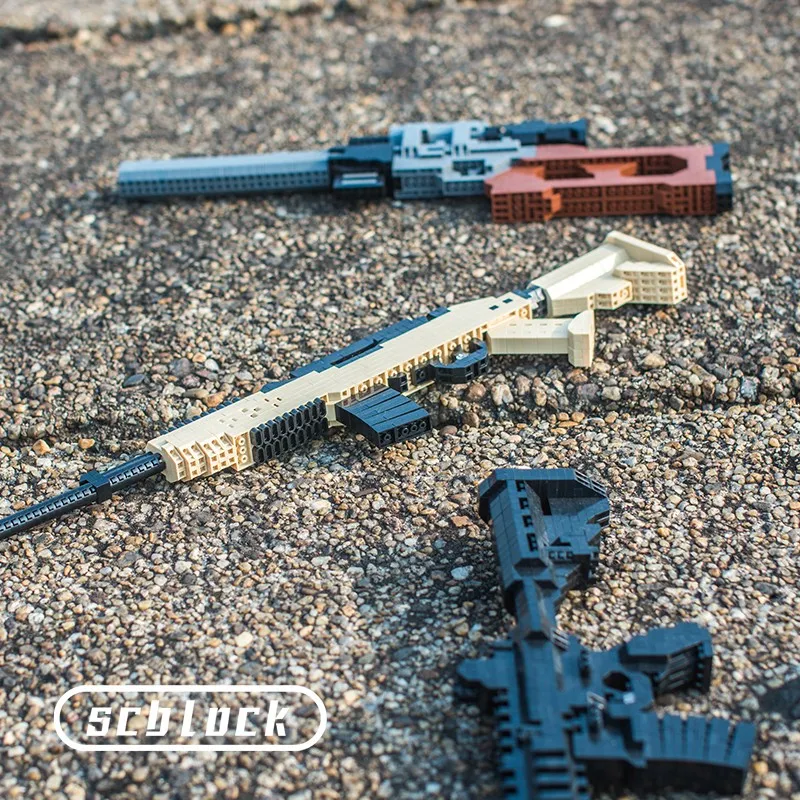 Сборный игрушечный пистолет сборка мелких частиц модель пистолета сделай сам