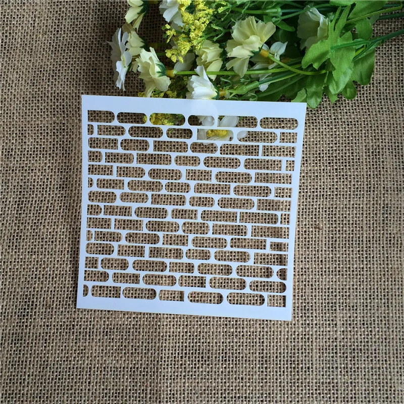 1 лист пластиковых трафаретов для DIY скрапбукинга/фотоальбома декоративных