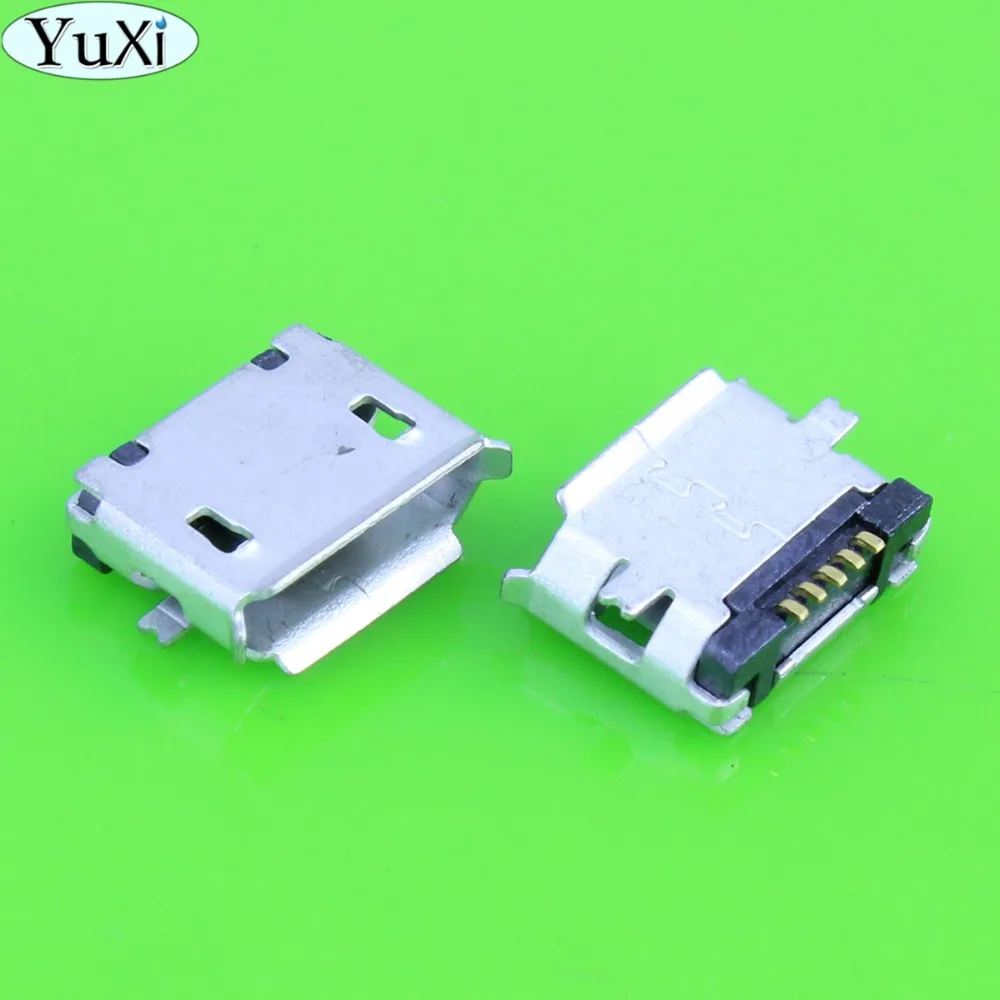 YuXi 30 шт./лот Micro USB разъем 5pin SMD Pin Короткая игла медный корпус порт для передачи