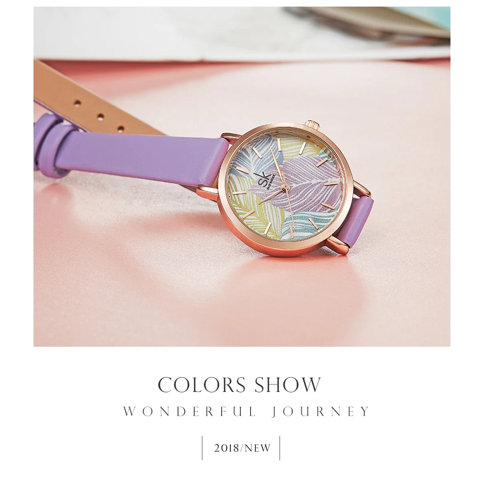 Shengke часы женские Брендовые женские модные кожаные часы Reloj Mujer SK креативные кварцевые часы лучшие подарки для женщин# K8057