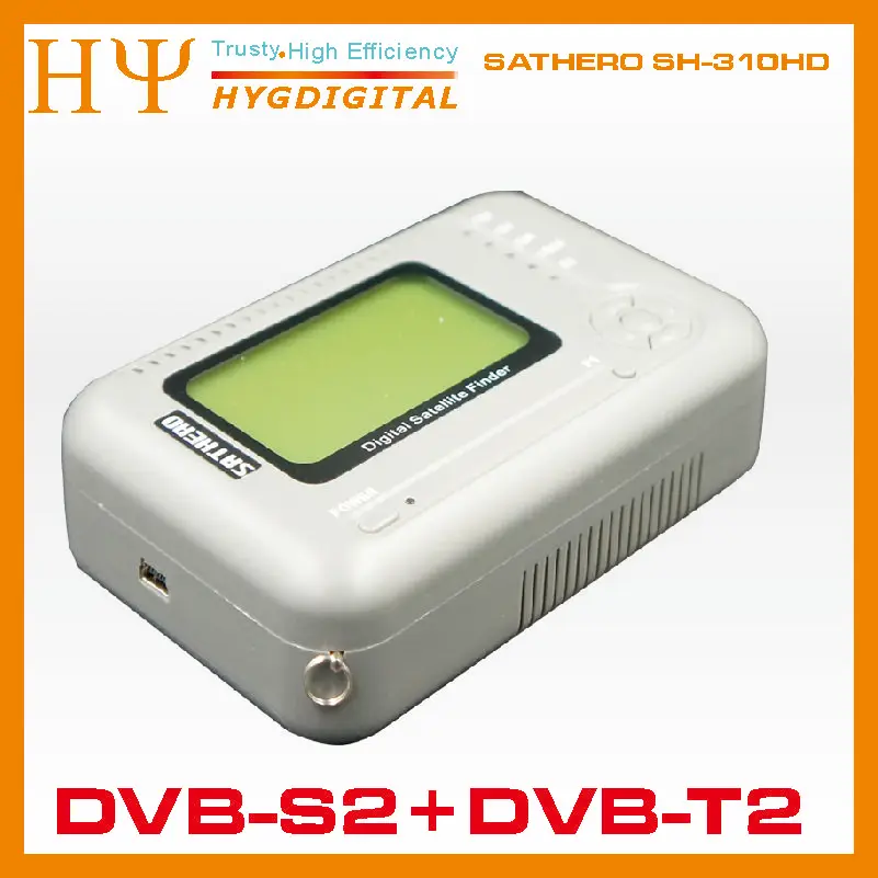 [Подлинный] SATHERO SH-310HD цифровой спутниковый искатель DVB-S2& DVB-T2 Combo Signal Finder DVB-S Satfinder DVB-T Signal Mete