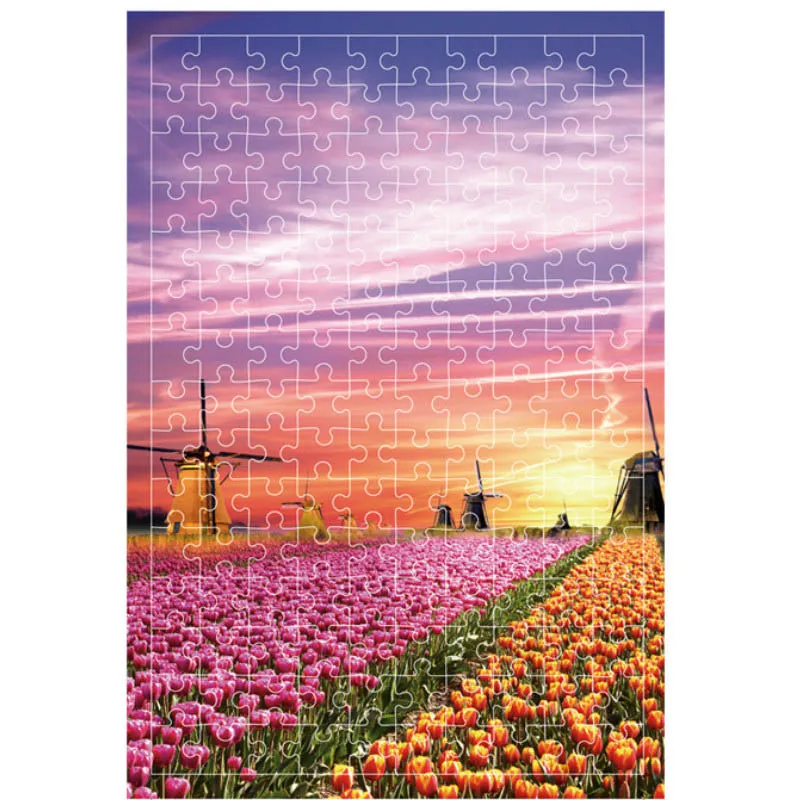 1000 штук Развивающие головоломки игрушки Цветочные морские пейзажи обучающая