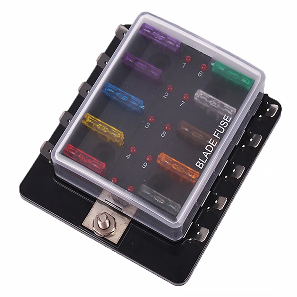 Автомобильная вставка предохранитель 10 путь лезвие предохранителей держатель