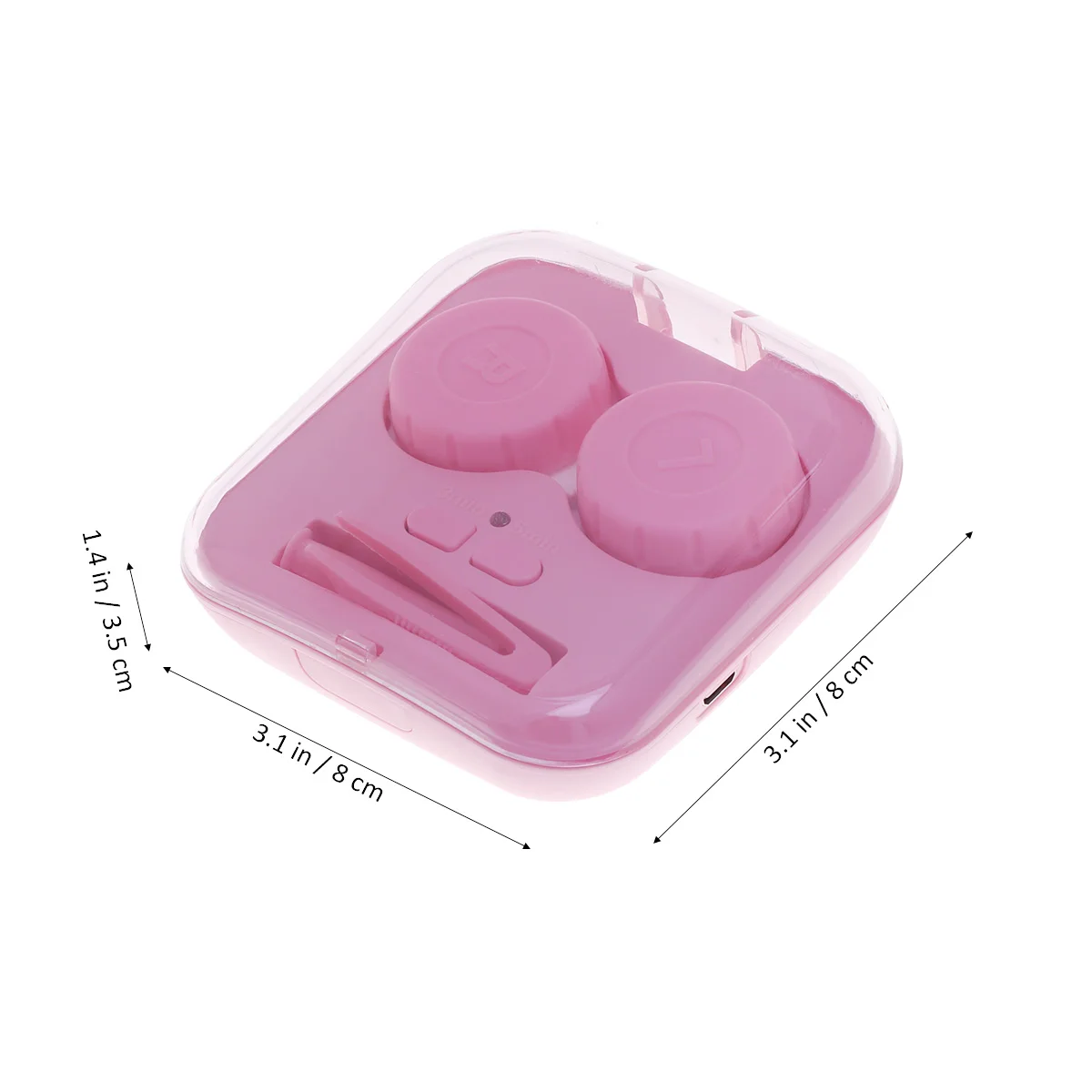 1 шт. корпус контактных линз USB Перезаряжаемый Электрический чехол для хранения