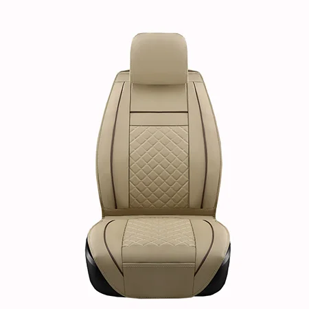 1 Front Beige Только передние универсальные автомобильные чехлы на сиденья машины для hyundai все модели i30 ix25 ix35 solaris elantra terracan accent azera lantra - Название цвета: 1 Front Beige