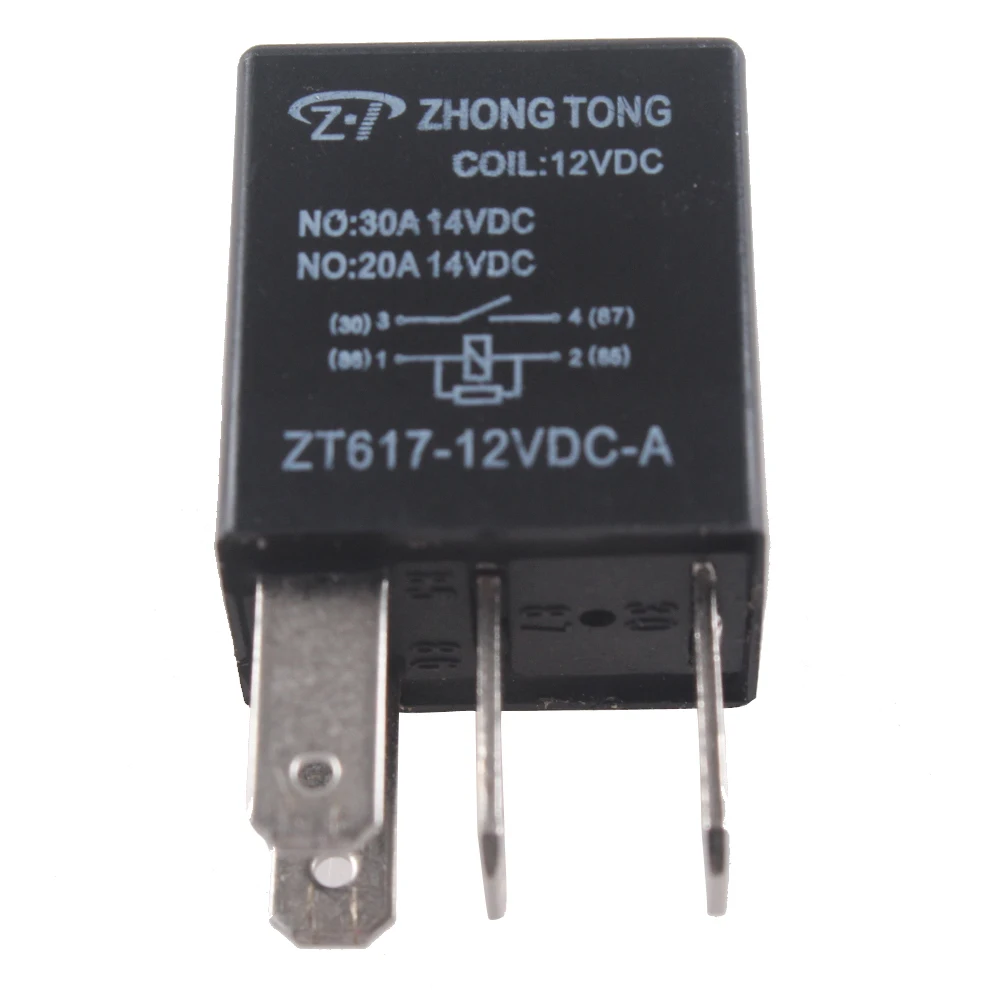 EE поддержка 10X12V 20A/30A SPST реле для электрического вентилятора топливного насоса