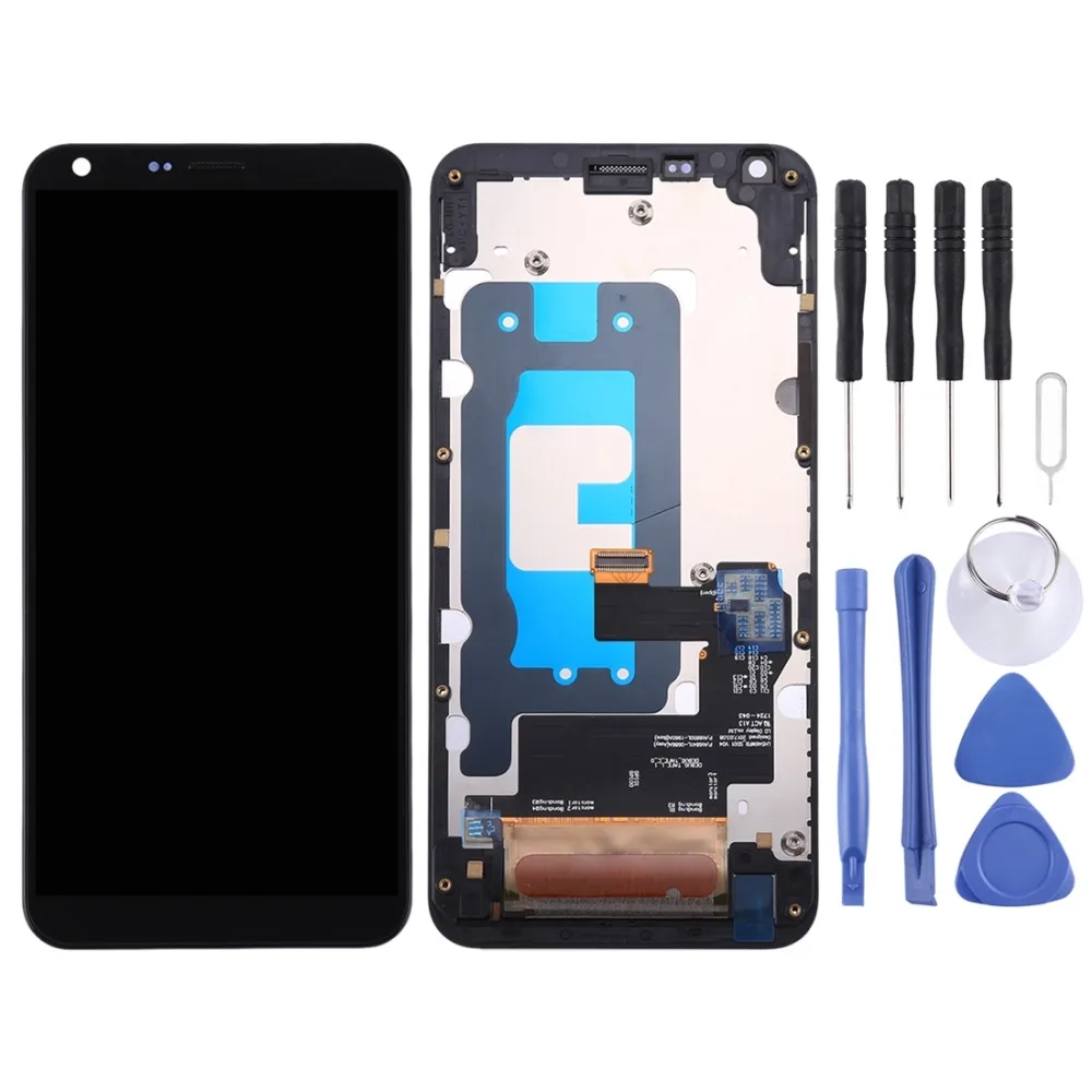 

iPartsBuy LCD Screen and Digitizer Full Assembly with Frame for LG Q6 Q6+ LG-M700 M700 M700A US700 M700H M703 M700Y