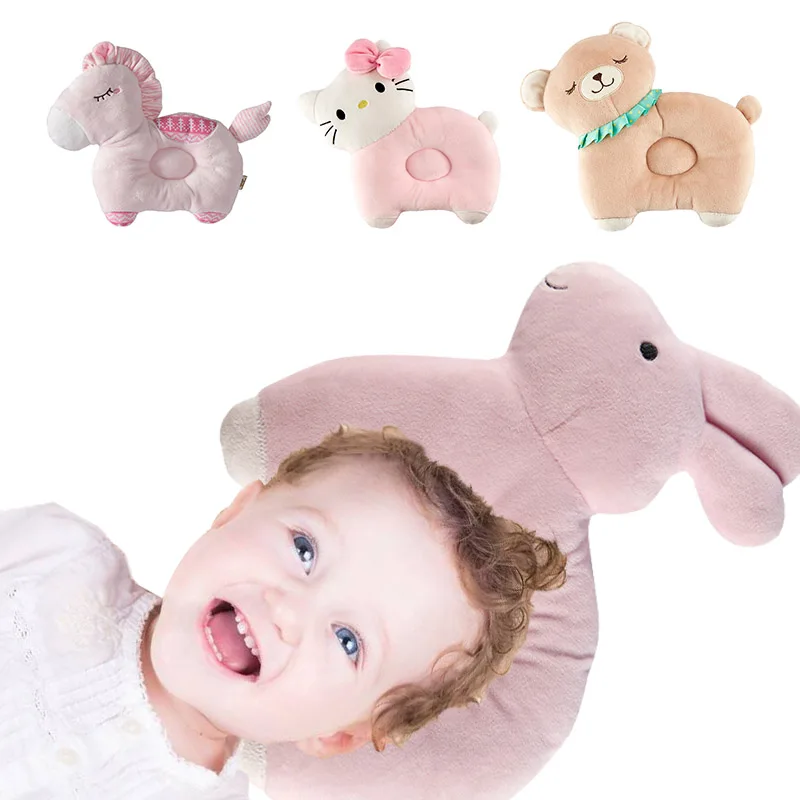 Muslinlife милая детская подушка с защитой от опрокидывания для сна удобная животных