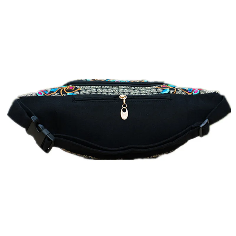 Женская этническая поясная сумка с цветочной вышивкой сумочка для сотового