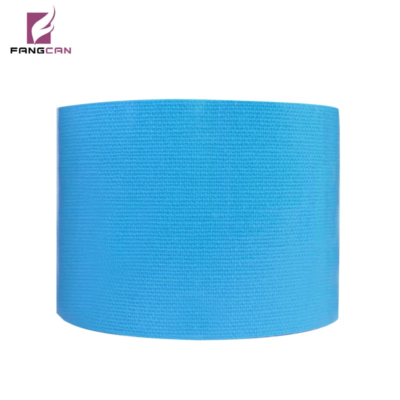 Light blue 1 шт. FANGCAN FCW-07 хлопок/Нетканые Спортивная Кинезиология лента сплоченной эластичный повязка для мышц для повреждение ранение Поддержка - Цвет: Light blue