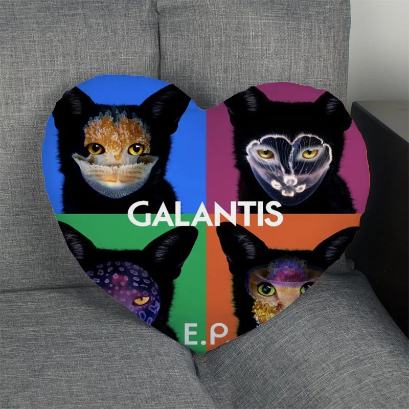 Наволочка в форме сердца runaway u & i galantis индивидуальная на молнии наволочка без