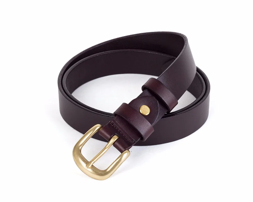 Finkrs Мода 2017 г. Марка 100% Пояса из натуральной кожи Для женщин ремень металла