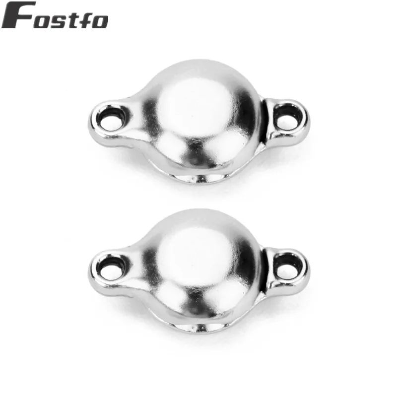 matte rhodium 10 шт./лот 8*14/12*20 мм магнитные застежки из нержавеющей стали родий/Древняя бронза/матовое золото/матовый родий цвет для изготовления браслетов - Цвет: matte rhodium