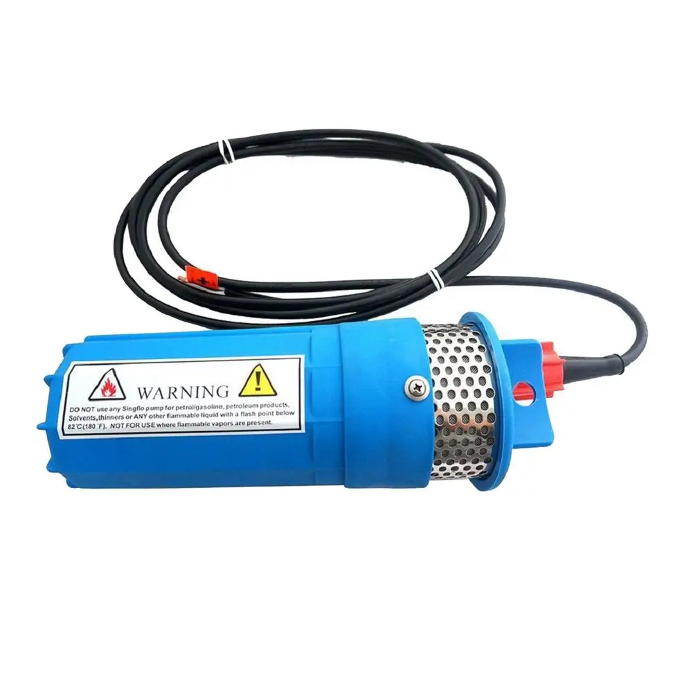 12V погружной электродвигатель постоянного тока солнечный насос для колодезной