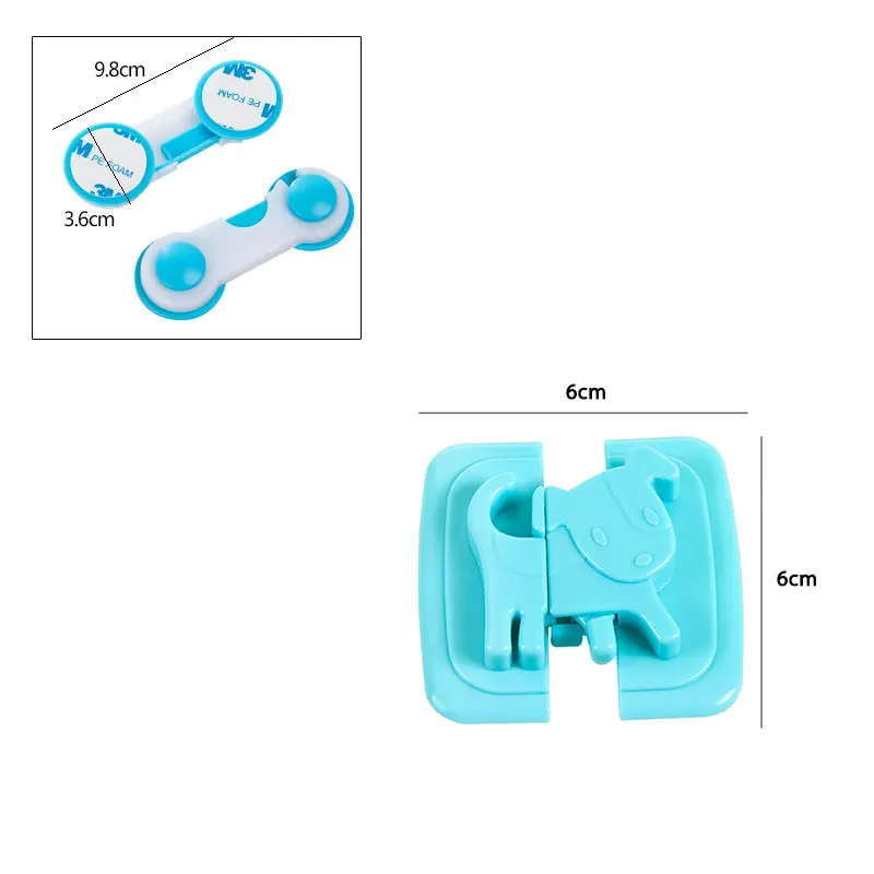 С изображением героев из мультфильмов 1 штука в форме щенка безопасность замки