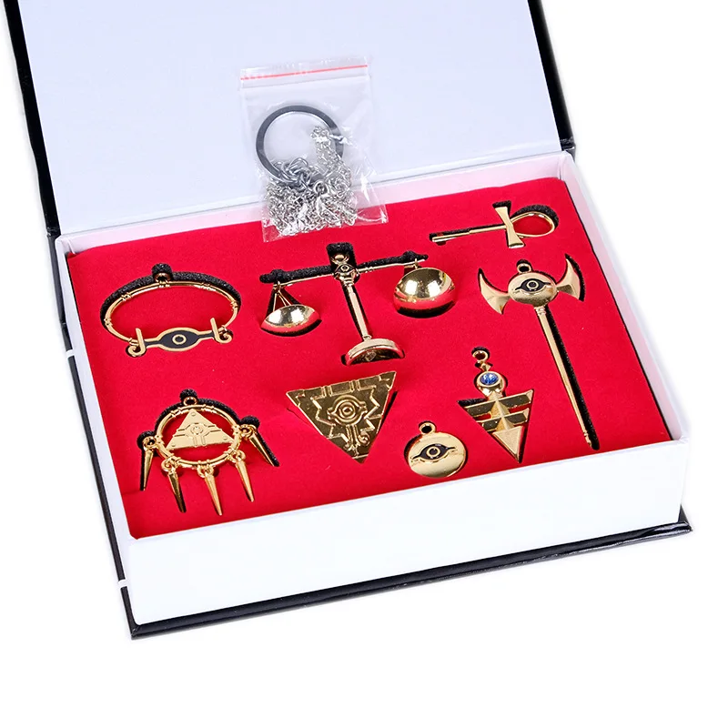 8 шт./компл. поединок монстров косплей реквизит брелок для ключей Yu Gi Oh Yugioh Millenium