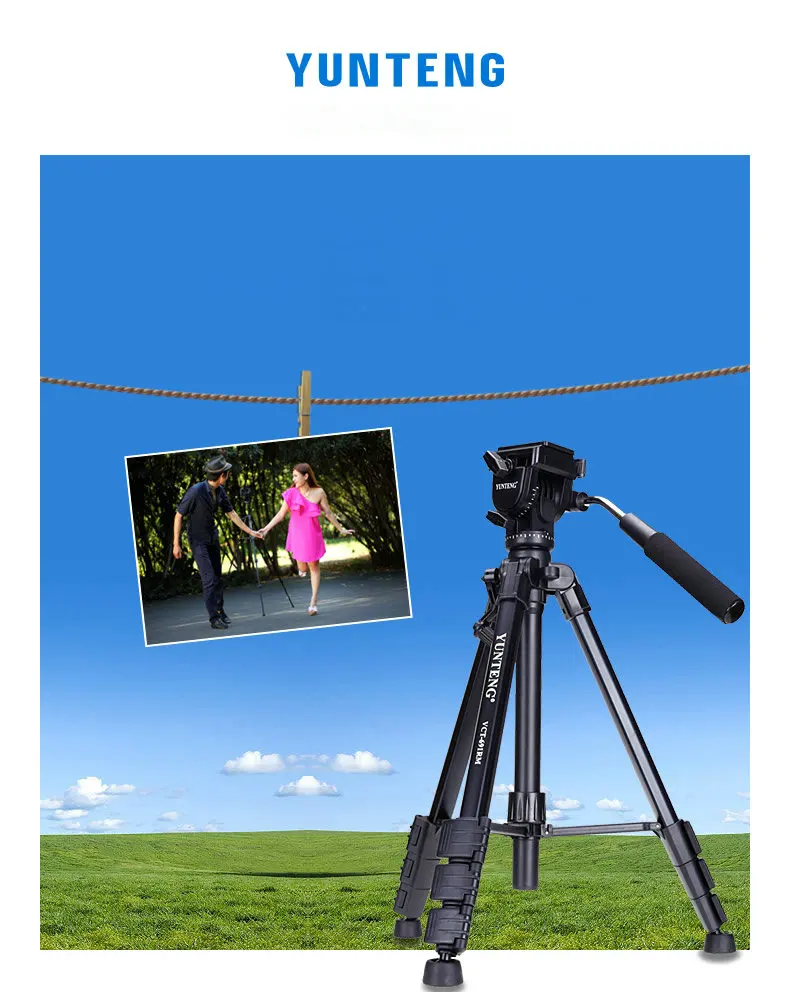 Новый профессиональный VCT 691 штатив для камеры портативный фотография Nikon Sony Canon